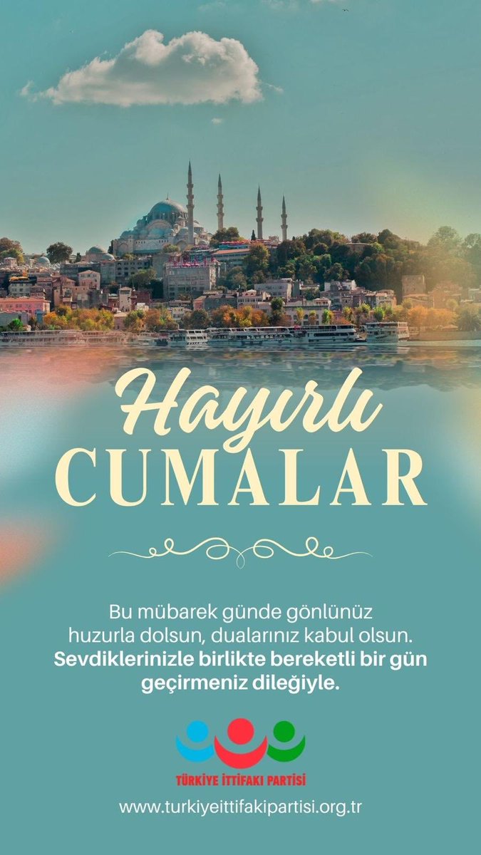 HAYIRLI CUMALAR

Bu mübarek Cuma günü;
Ezanın gölgesinde yoğrulmuş,
Bayrağın alında dalgalandığı,
Şehitlerin kanıyla mühürlenmiş bu aziz vatanda;
Dualarımız Türk milletinin birliği,
Kalbimiz vatan sevgisi,
Yolumuz hak, adalet ve istiklal olsun.

Rabbimiz;
Devletimizi daim,