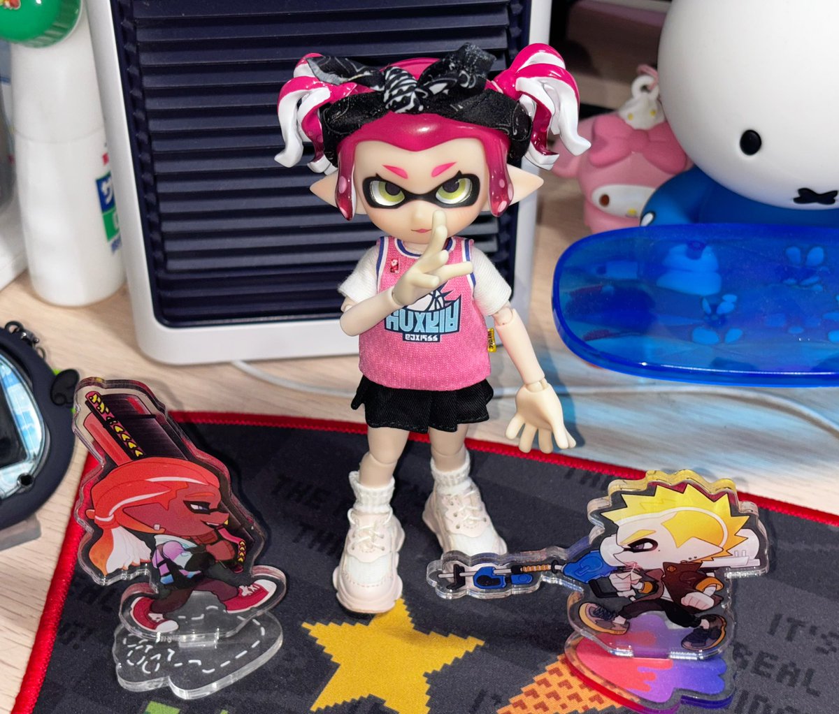 netsuspla's tweet image. 粉色双马尾！