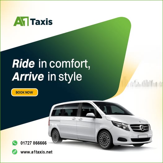 When style meets space. Our Executive 7-Seater taxis are ideal for families or business teams looking for superior group transport.

#A1Taxis #Executive7Seater #LuxuryMinibus #GroupTransfers #VIPComfort