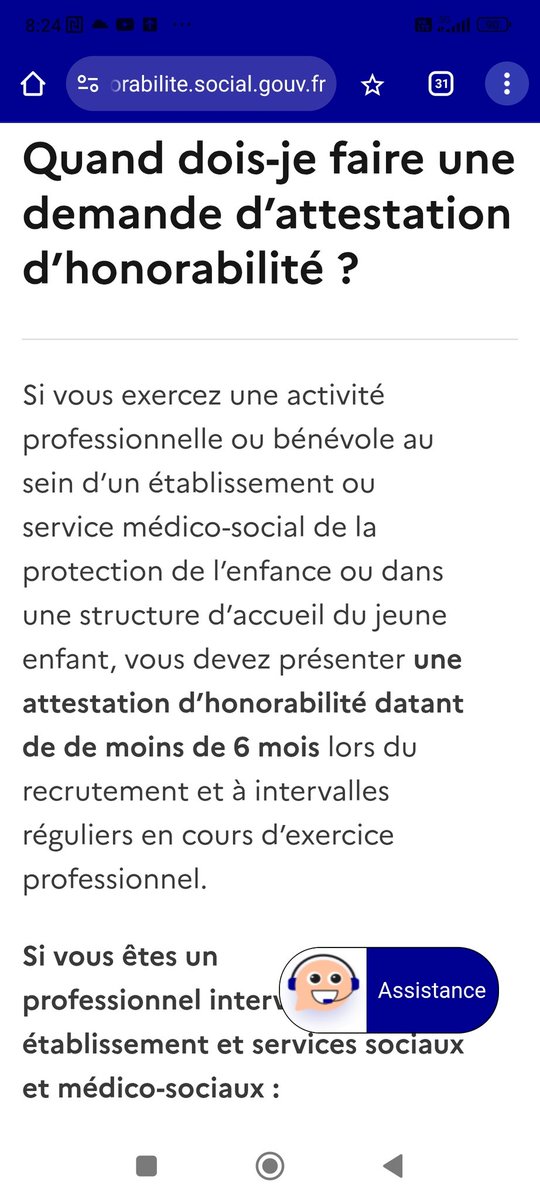 Cela ne paraît pourtant pas compliqué pour l'employé/bénévole d'obtenir en ligne ladite attestation et pour l'employeur de la contrôler tous les 3 ans
Cela contribuerait à rassurer les familles et rendre les #Ehpad des maisons (plus) sûres
<a href="/lecocqcharlotte/">Charlotte Parmentier Lecocq</a>
honorabilite.social.gouv.fr/questions-repo…