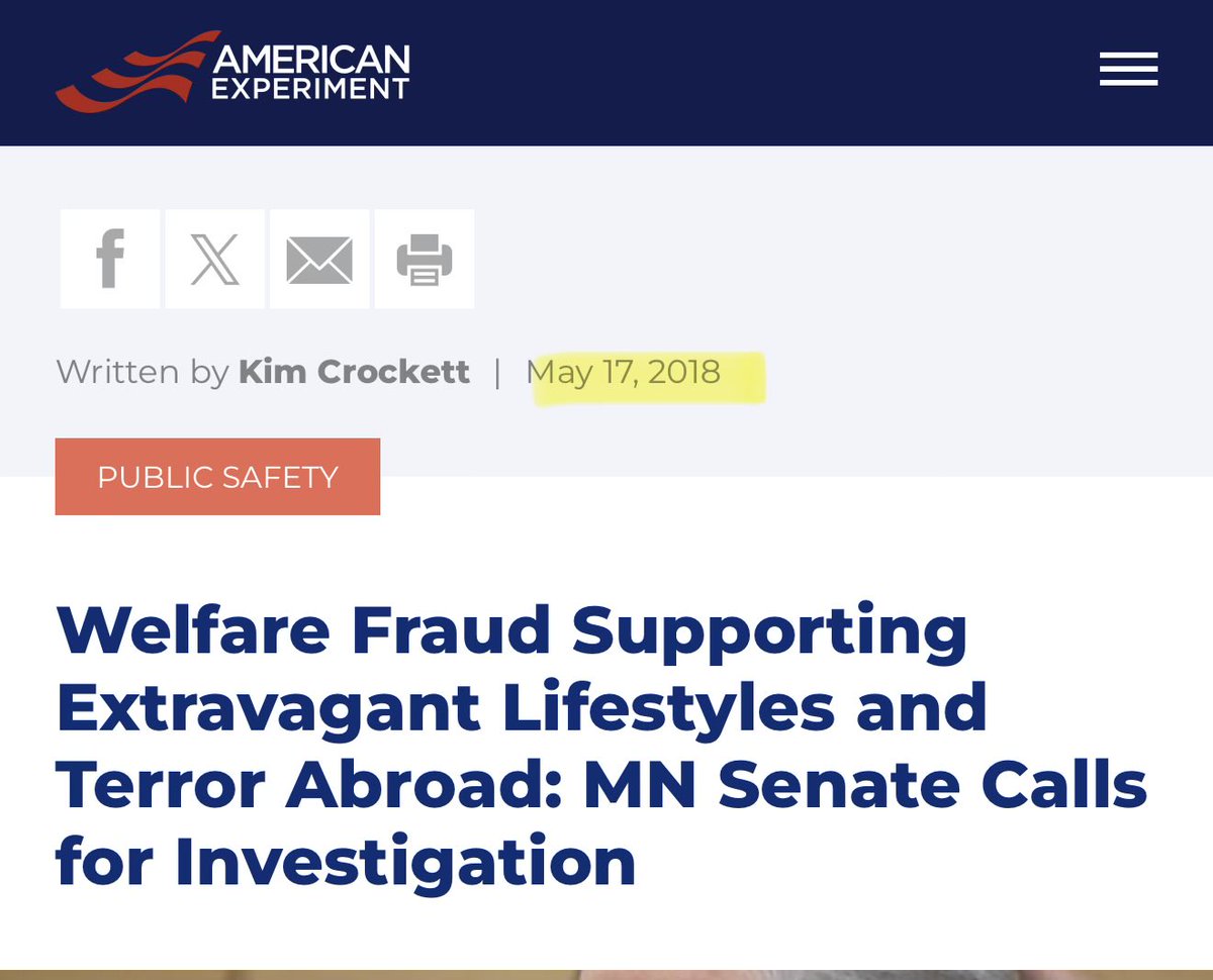AuthorJJReeves's tweet image. Back in 2017/18, whistleblower Scott Stillman,  Fox 9, &amp;amp; American Experiment all tried to blow the lid off of Somali Fraud/welfare fraud in Minnesota, but it didn’t get the attention it deserved.