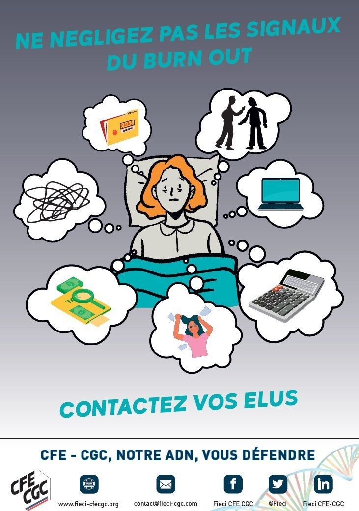 Ne négligez pas les signaux du #BurnOut

Contactez vos élus #CFECGC