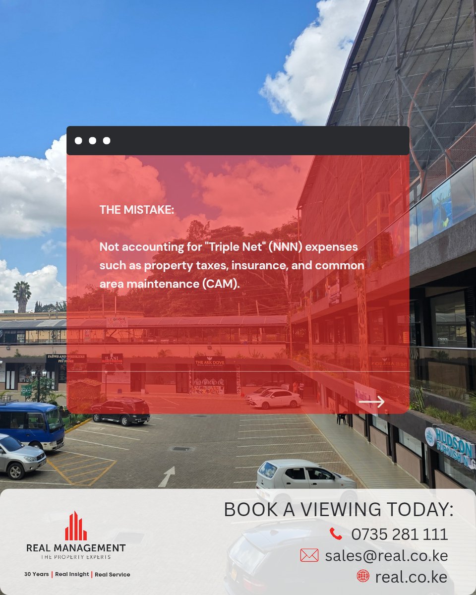 RMSEastAfrica's tweet photo. Real Insight:

Avoid these mistakes when you're looking for retail spaces. 

Call us if you're thinking of upgrading your business today:  0735 281 111

#RealManagement #RealInsight #RetailBusiness https://t.co/UzNTNKLykf