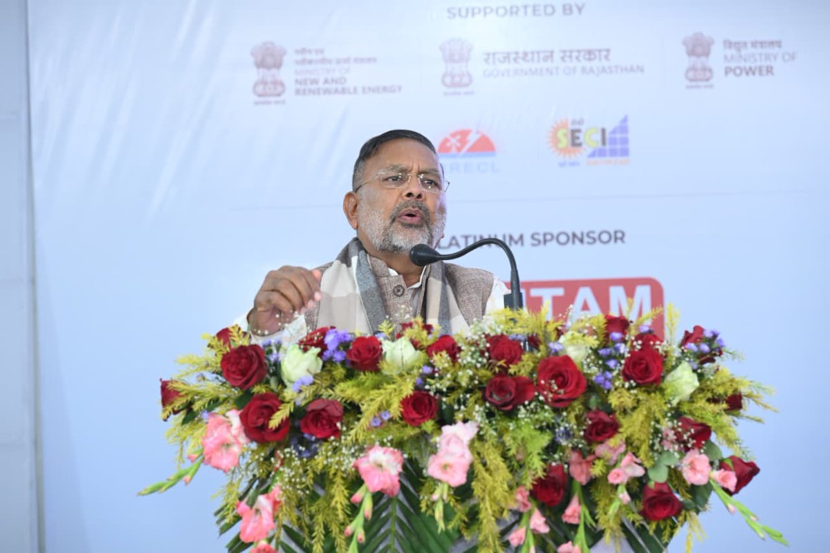 आज जयपुर में आयोजित "भारत रिन्यूएबल एक्सपो 2026" के भव्य समारोह में  सहभागिता कर एक्सपो का शुभारंभ किया। यह एक्सपो न केवल स्वच्छ और हरित ऊर्जा  ...