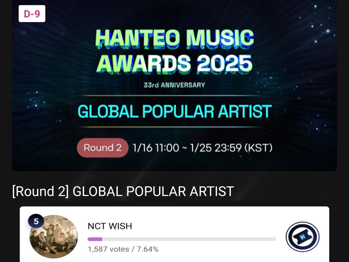 WISHtoryVOTE's tweet image. 【#วิชเส้นทูน้องวิช】
[🗳️] 2025 Hanteo Music Awards | Round 1
🏆 HANTEO TOP10

📱 Whosfan
• 1 ตั๋ว = 1 โหวต
• โหวตได้ไม่จำกัด
• ดู AD ได้ไม่จำกัด

📱 Mubeat
• โหวตได้ไม่จำกัด
• 1 ตั๋ว = 1 โหวต
• ดู AD ได้สูงสุด 30 AD = 10 ตั๋ว / ไอดี / วัน
• ดู AD ได้สูงสุด 60 AD / อุปกรณ์…