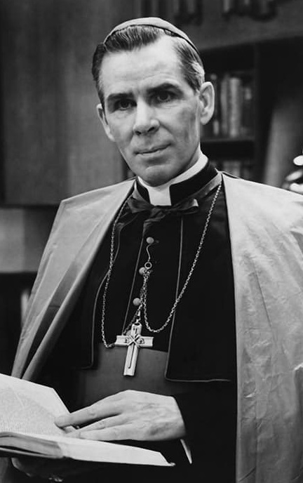 Archbishop Fulton Sheen: “[The] temptation which will be the temptation of the Church in the next one hundred years… Satan says: ‘Theology is politics. Why bother with theology, God, the transcendent, the mystery of redemption? The only thing that matters is politics.’”