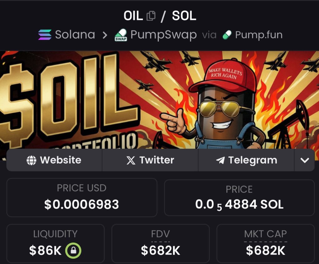 ElCryptoDoc's tweet image. $GAS is at $36M MC 
$OIL is sitting at $680K MC 

Is this a “missed the first, loading the second” type of setup? 👀

Last time I posted a comparison like this, both plays went parabolic.

A meta is forming here. You want to be early🫡