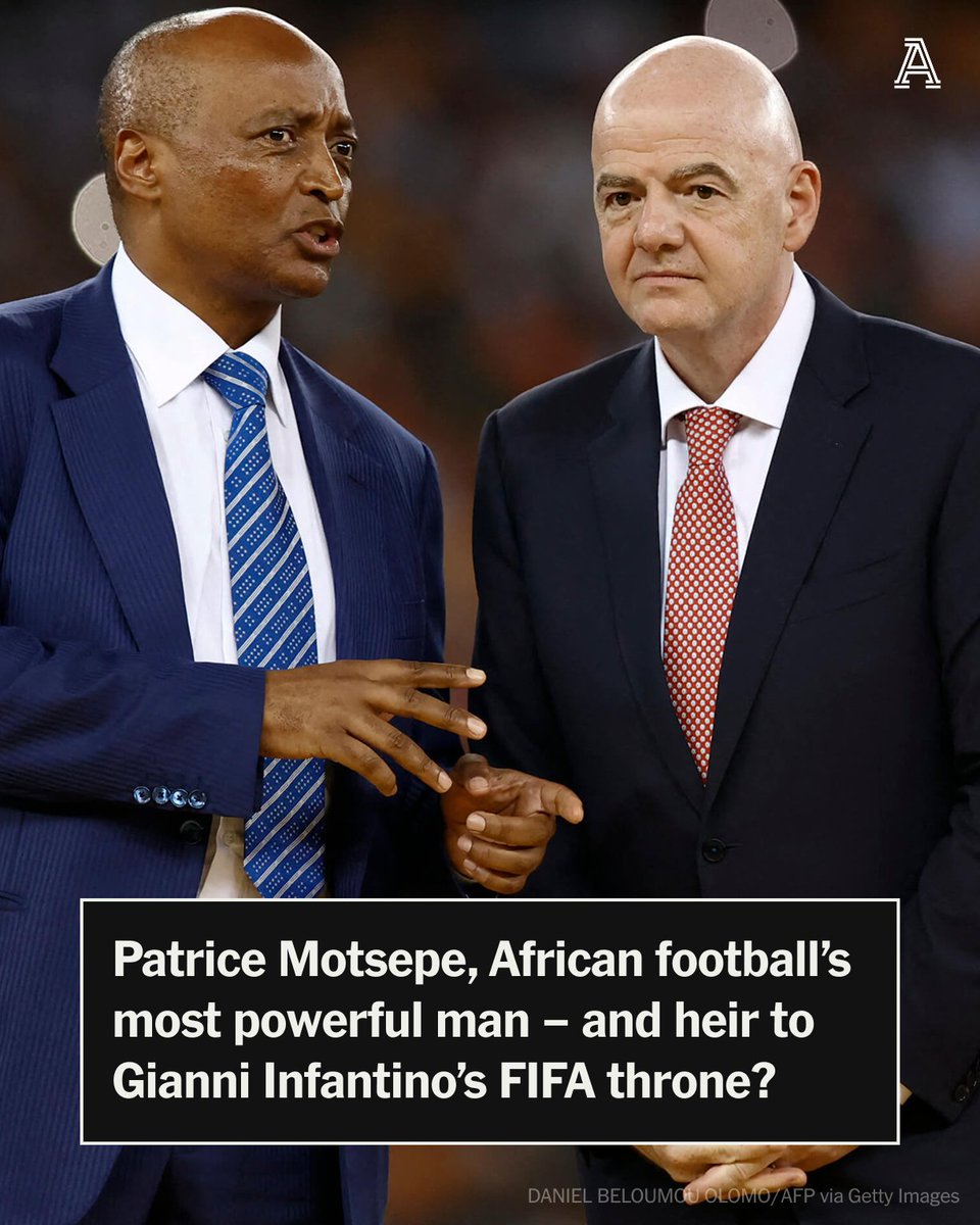 TheAthleticFC's tweet image. Patrice Motsepe is the most powerful man in African football.
A qualified lawyer, he took over a failing mine to emerge as South Africa’s first Black billionaire.

Some think he is the heir apparent to FIFA president Gianni Infantino, others believe his blunt approach means he…