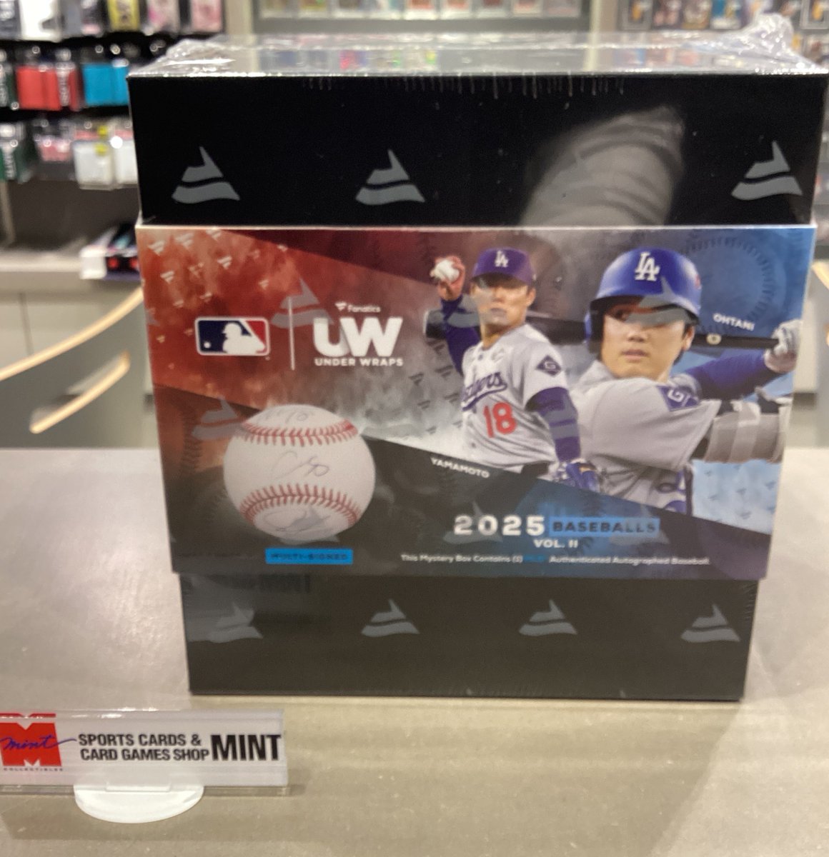 1/16新商品入荷】 ⚾ 2025 FANATICS UNDER WRAPS MLB BASEBALL