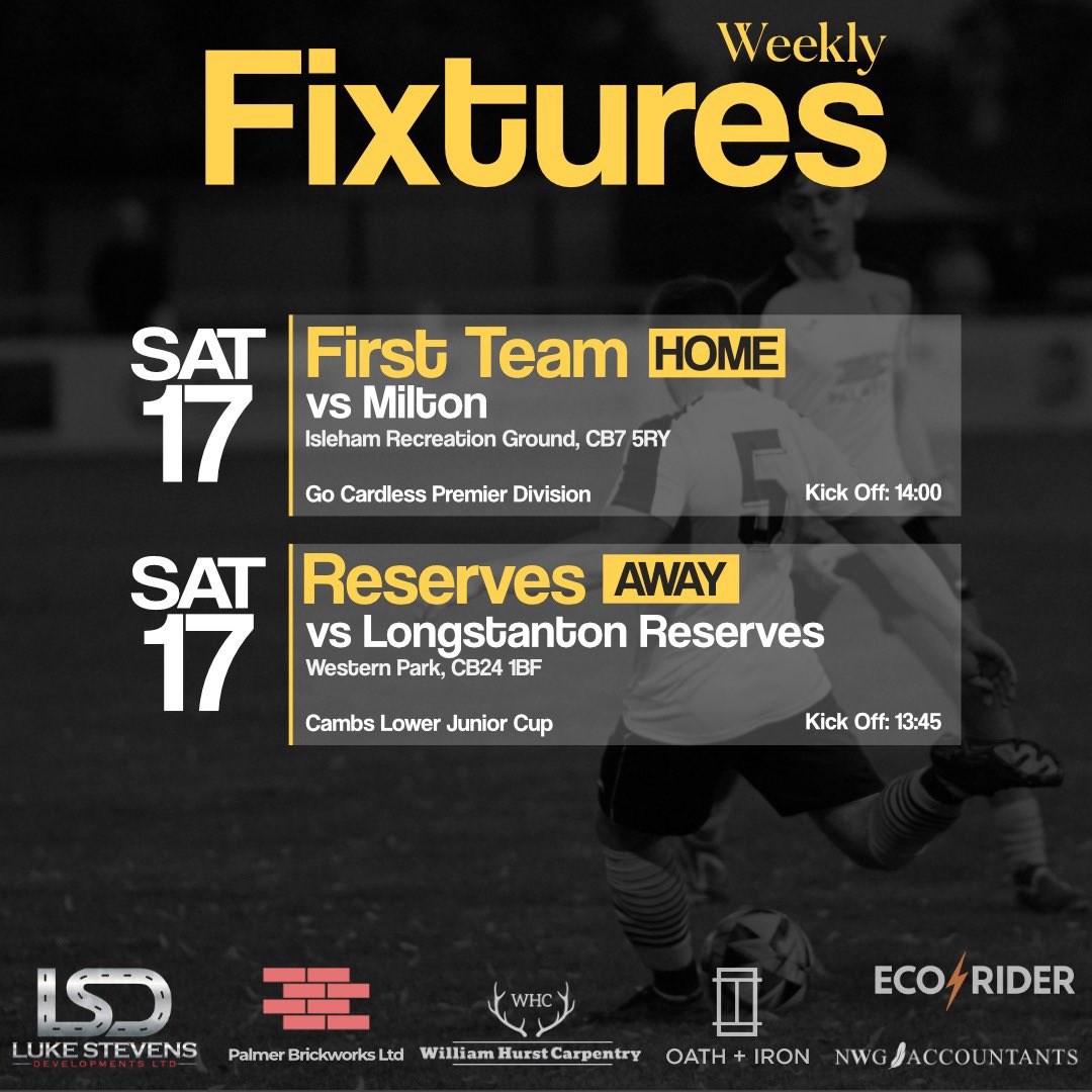 Isleham United tweet media