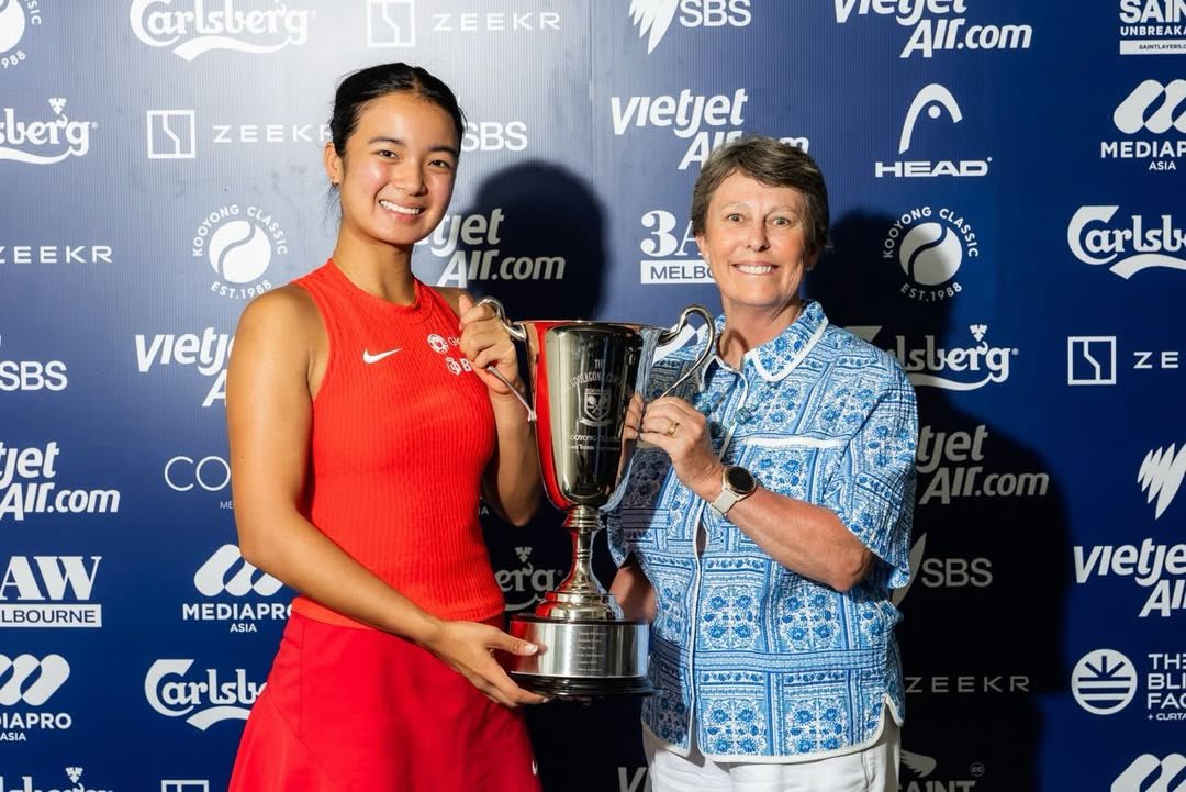 tj_canino's tweet image. 🇵🇭ALEXA EALA IS THE 🏆WINNER OF THE EVONNE GOOLAGONG CAWLEY TROPHY.

CONGRATULATIONS TO OUR 2026 KOOYONG CLASSIC WOMEN’S CHAMPION! 🎉