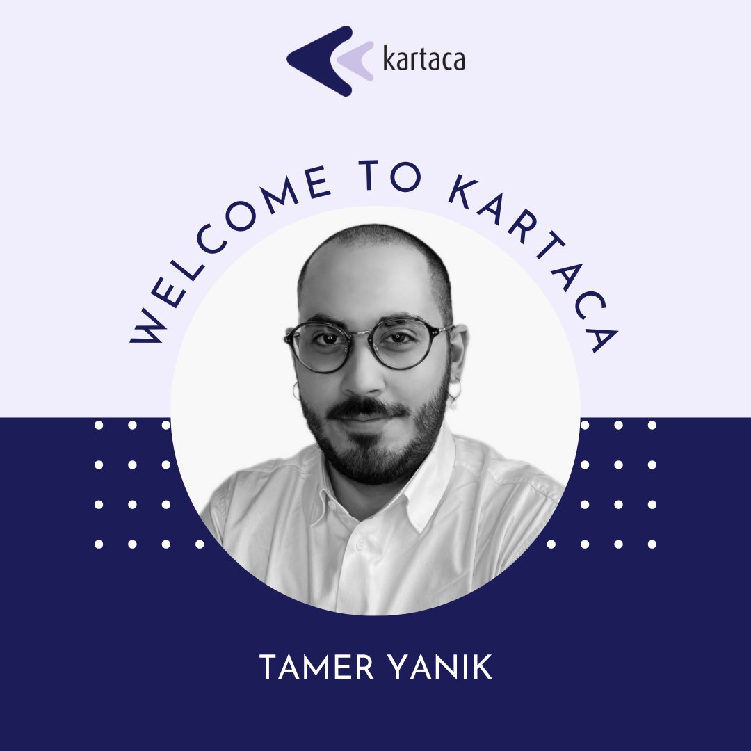 We are happy to announce that Tamer Yanık has recently joined Kartaca. Welcome to the team, Tamer! #lifeatkartaca