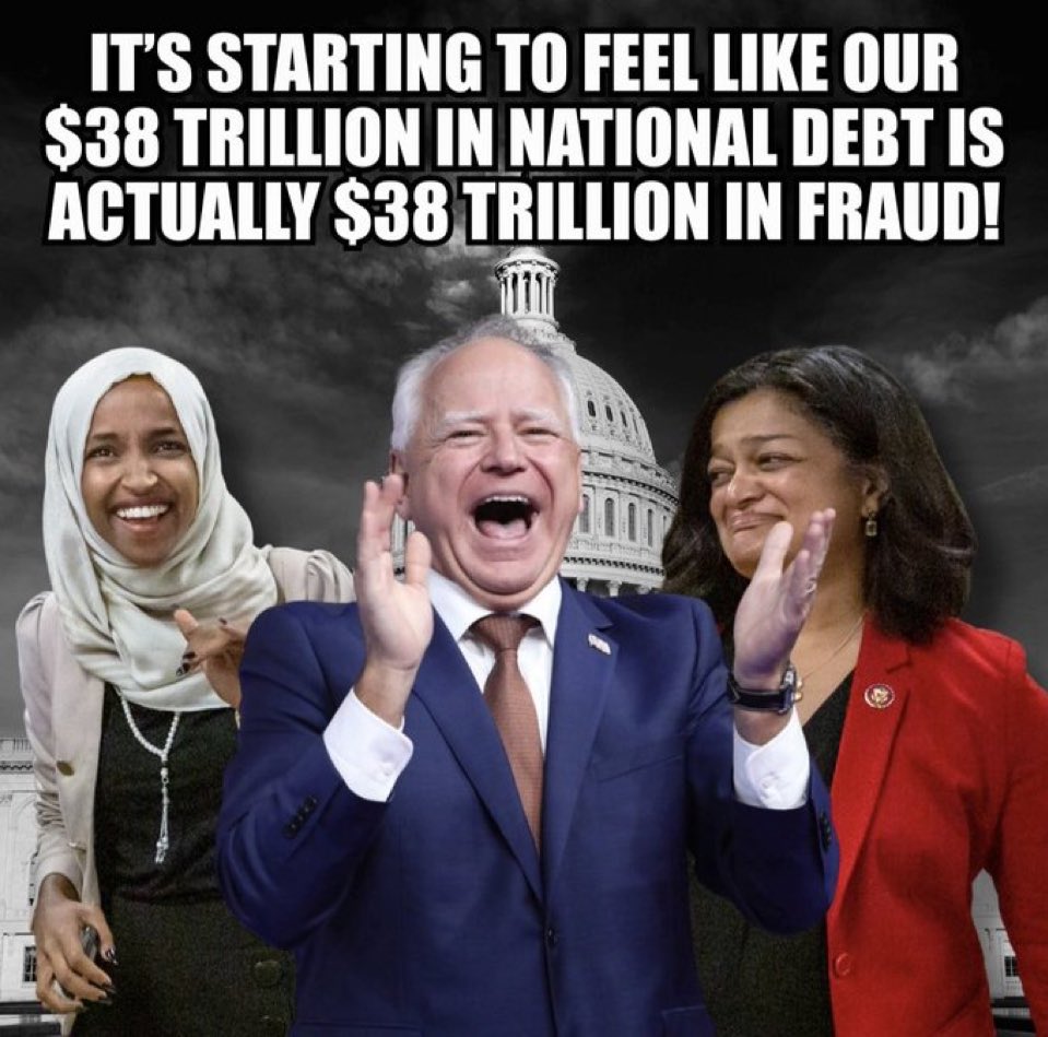 RealJamesWoods's tweet image. Easily half of our national debt is Democrat fraud. 

If not more…