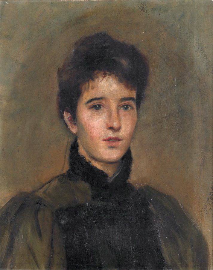 YeatsBedfordPk's tweet image. d. #otd 1940 (less than a year after older brother Willie) Elizabeth 'Lolly' Yeats; b. London; lived🌻 #BedfordPk🌻1879-81 + 88-1901; painter; wrote successful🎨manuals; with sister🪡'Lily', and Evelyn Gleeson, co-founded Dun Emer Guild, central to  Ireland's 20c craft movement.