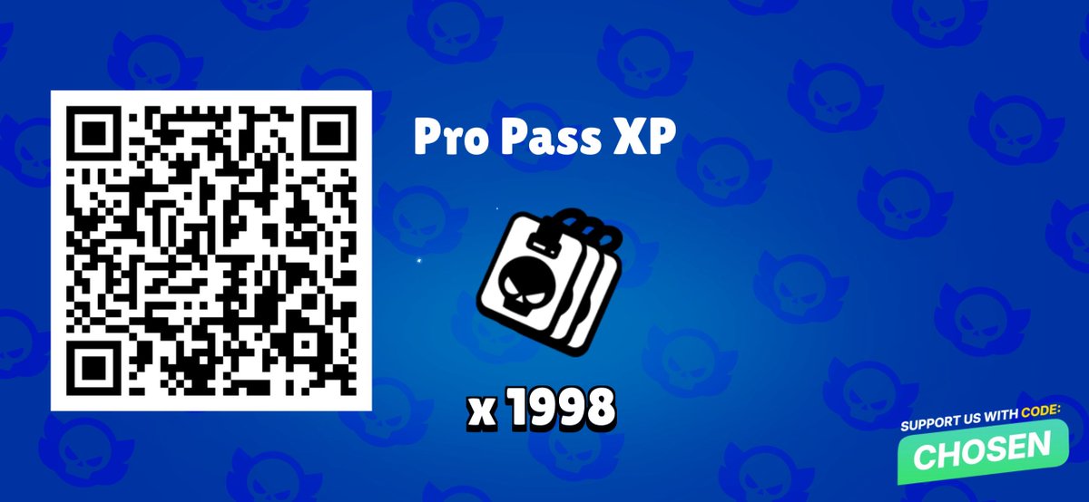 Free 1998x PPXP! 🔥

🔗 Scan the QR Code or use this link to claim: link.brawlstars.com/en/voucher/d50…

You can also claim it from the news tab! ℹ️

What Pro Pass tier are you now? 🤔