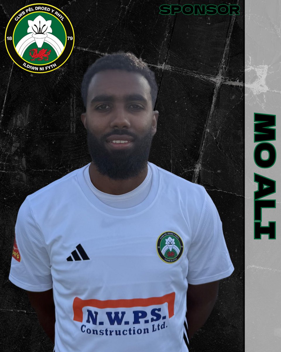 rhylfc's tweet image. ⚫️ WELCOME BACK, MO! ⚪️

Somalian international Mo Ali rejoins CPD Y Rhyl 1879 for the second half of the season 🤝
Great to have you back at the Hops and Barley Community Stadium 🤍

Sponsored by W R Davies Nissan Rhyl 🚘
#SunnyRhyl ☀️ #WelcomeBack