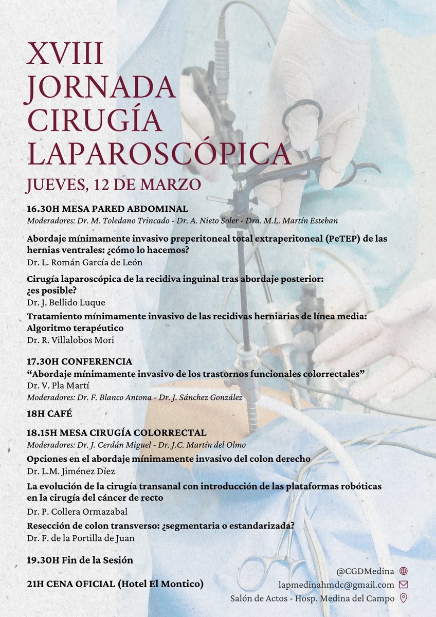 S. de Cir. General - Hospital de Medina del Campo tweet media