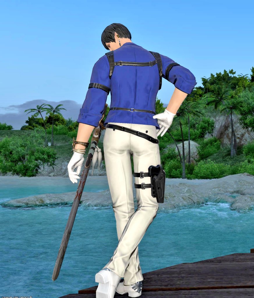 ミラプリ　刀のお巡りさん

#FF14 #FFXIV 
#ffxivsnaps #ffxivgpose