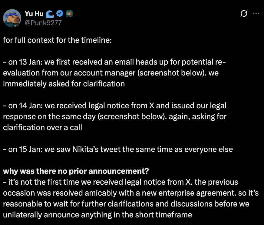 Kaito创始人余虎回应X政策变动：团队此前毫不知情，Kaito Studio计划2026年成核心平台