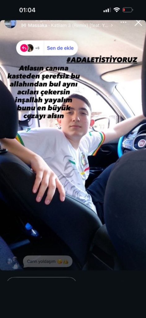 Dün kız kardeşini korumaya çalışırken sokakta katledilen #HakanÇakır ın mahkemesi vardı. Bugün arkadaşlarını korumaya çalışırken katledilen Berkayın mahkemesi var. 

Ama maalesef biz güne yine acı bir haberle uyandık;
 
17 yaşındaki Atlas Çağlayan, 15 yaşındaki Efe Çekli (2.