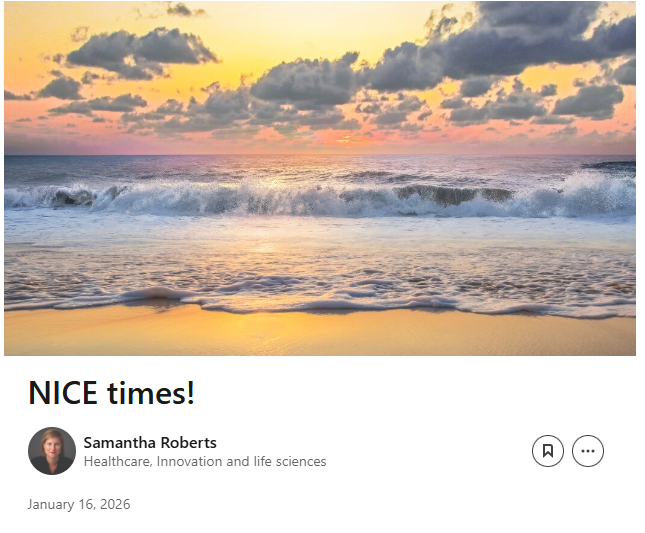 parthaskar's tweet image. A wonderful 'Thank you and Goodbye' post from @SamRobertsNHS after stepping down from the @NICEComms role as their CEO

Much honoured to be mentioned.

Many in the #T1Diabetes world will always owe her a thank you for her guidance to ensure #CGM and then #HybridClosedLoop came