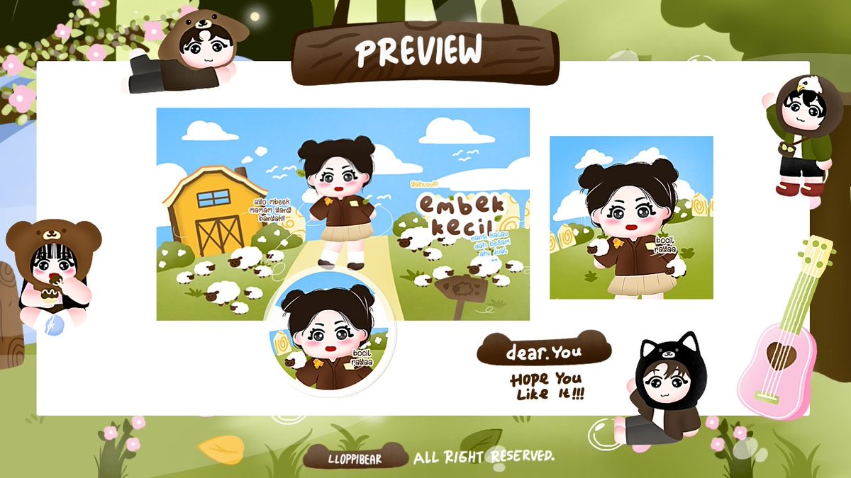 llOPPIBEAR's tweet image. hawoo, bantu repost yaa gomawooo!!

rayaa mau open titipan by reply untuk katalog "bocil embek" nih, ada versi wabis nya jugaa yeayy!! price dan format reply ada di alt yaa, mariii jajankk!!! 👧🏻🧸🍀🍭🍼🍓🍃🎀

#zonauang