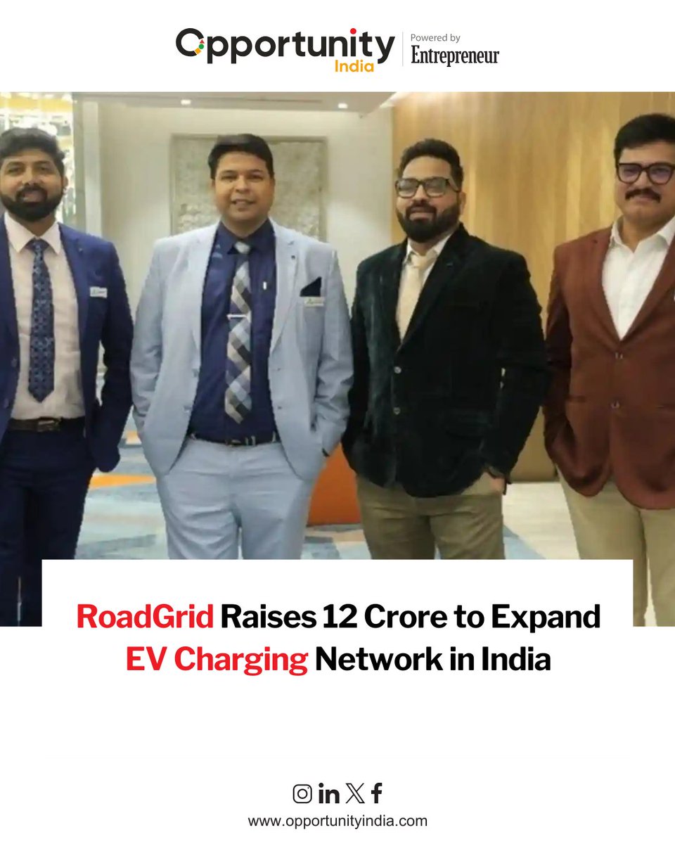 RoadGrid Raises 12 Crore to Expand EV Charging Network in India

EV charging startup RoadGrid has raised ₹12 crore in a Pre-Series A round led by Inflection Point Ventures to scale its EV charging infrastructure across India.

#RoadGrid #EVCharging #ElectricMobility