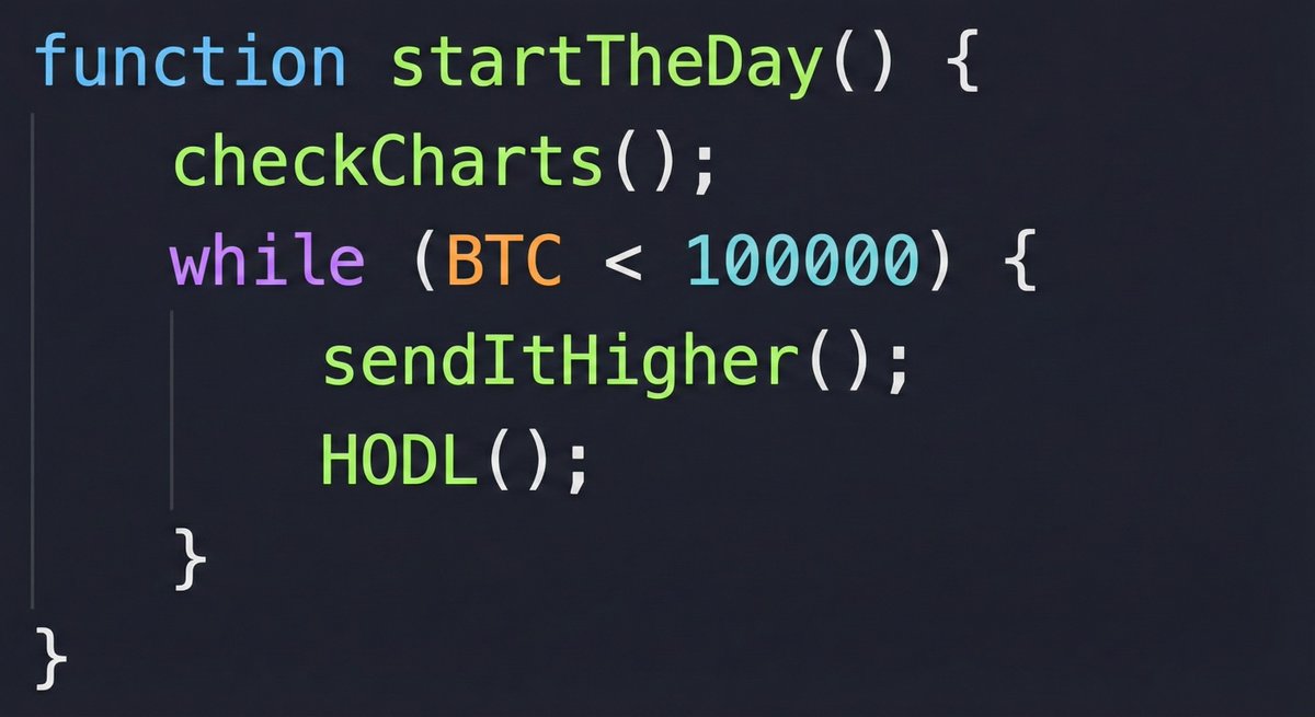 BitcoinWithAli's tweet image. Gm legends.☕️

Day 2 of posting until Bitcoin breaks $100k. Price: $95,6XX.

The chop is designed to make you sell your bags to Blackrock.

We hold until Valhalla.