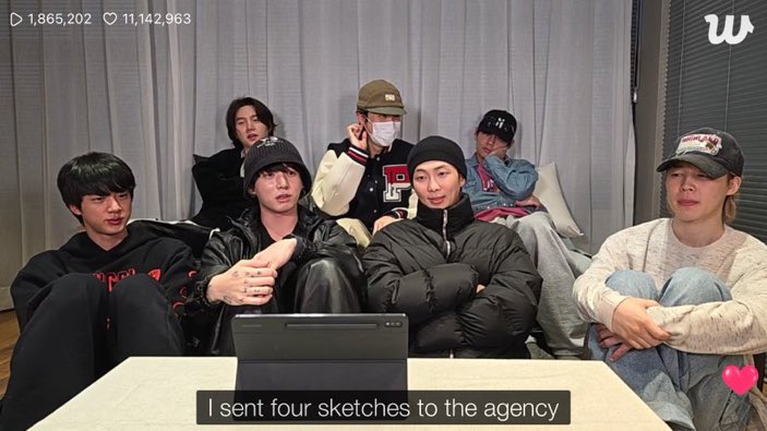 jungkook helped with the logo??!