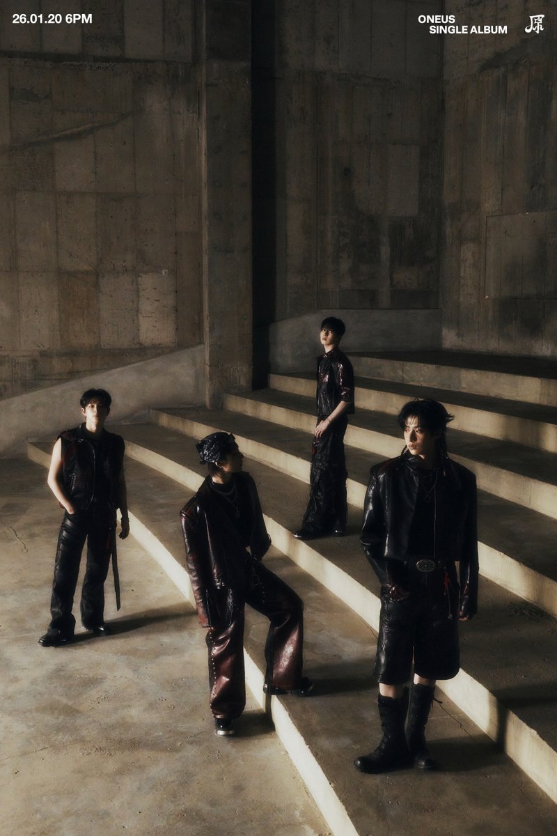 official_ONEUS's tweet image. [#원어스]

SINGLE ALBUM [原]

🎇 GROUP CONCEPT PHOTO #3 🎇

2026.01.20 6PM (KST) RELEASE✔

#ONEUS #原 #Grenade