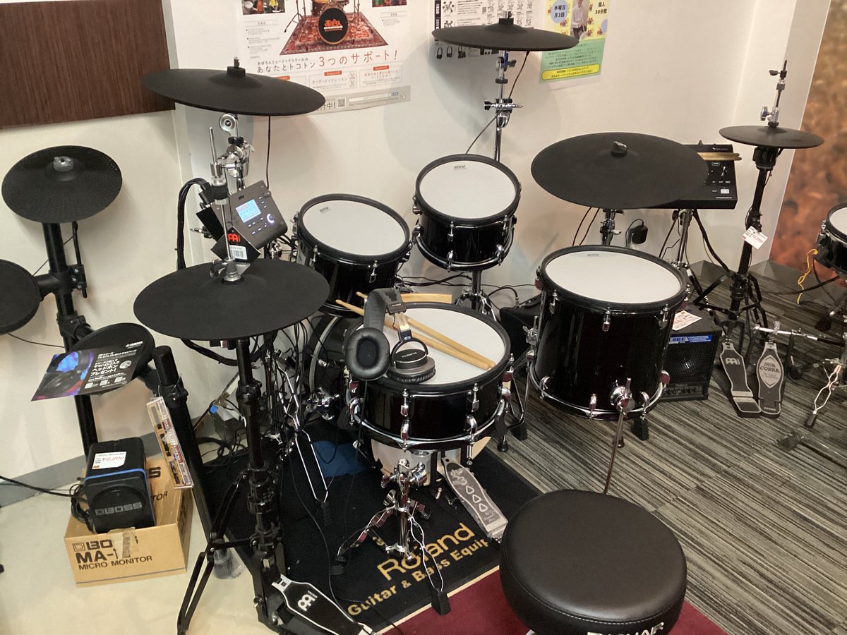 apollonmusic's tweet image. 【あぽろんドラムコーナー】

ATV電子ドラムが中古で入荷致しました‼️

ATV社の電子ドラムを試打できる機会はなかなか無いと思われます

気になってた方、この機会にぜひ叩きに来て下さい‼️🔥

#ATV #電子ドラム