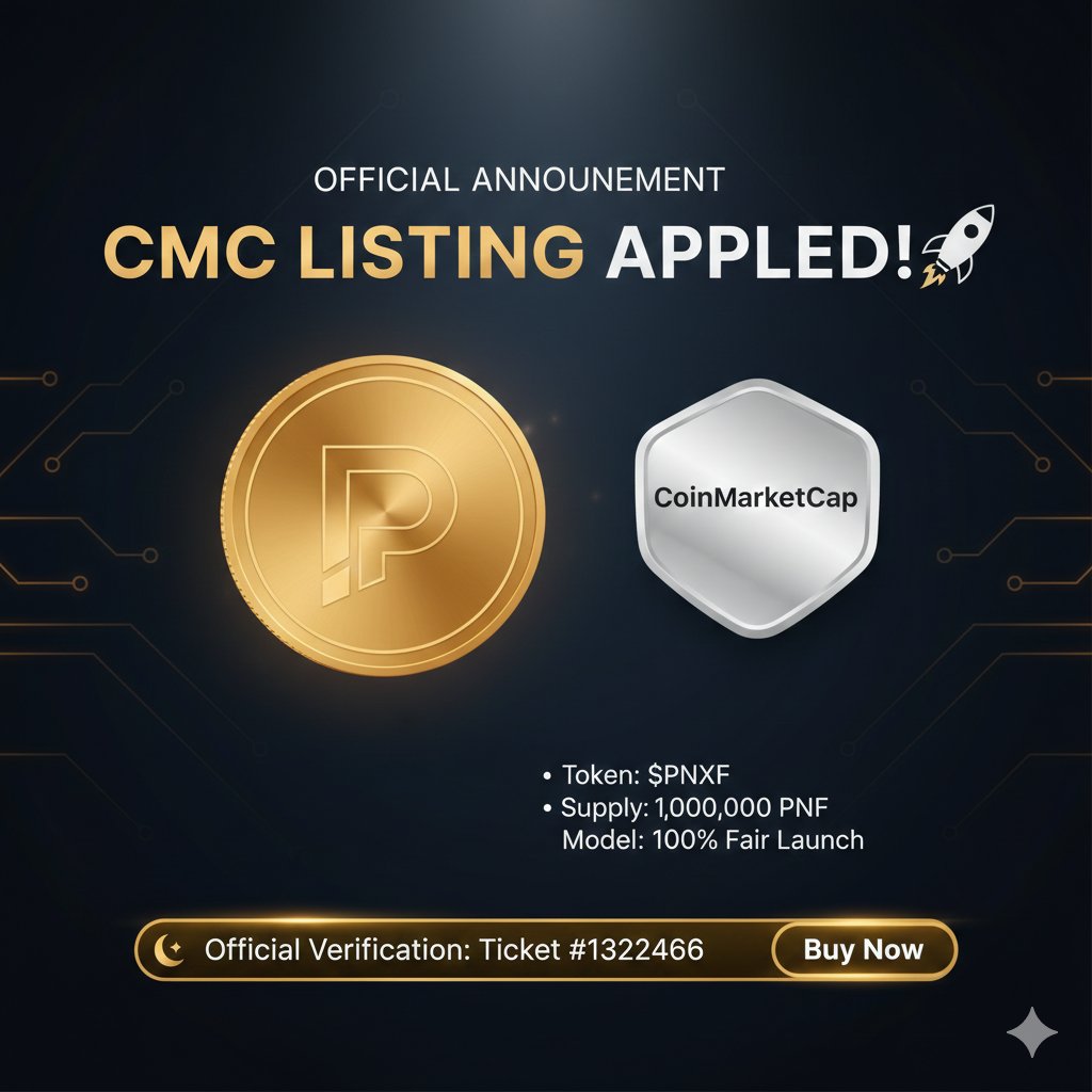 paynex_network's tweet photo. 🚀 Major Milestone Unlocked!
​We are excited to announce that Paynex Finance ($PNXF) has officially applied for listing on CoinMarketCap (CMC). This is a huge step toward our goal of revolutionizing the payment industry with the Paynex Bank Gateway. 🏦🌐
​Standard Verification for CMC: Ticket #1322466 ✅
​The journey has just begun. Stay tuned for more updates! 📈💎
​#PNXF #PaynexFinance #CMC #BinanceSmartChain #DeFi #CryptoListing #FairLaunch