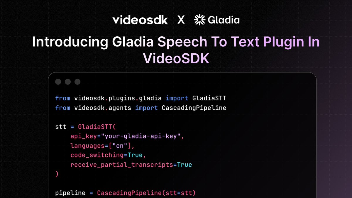 VideoSDK (@video_sdk) / Posts / X