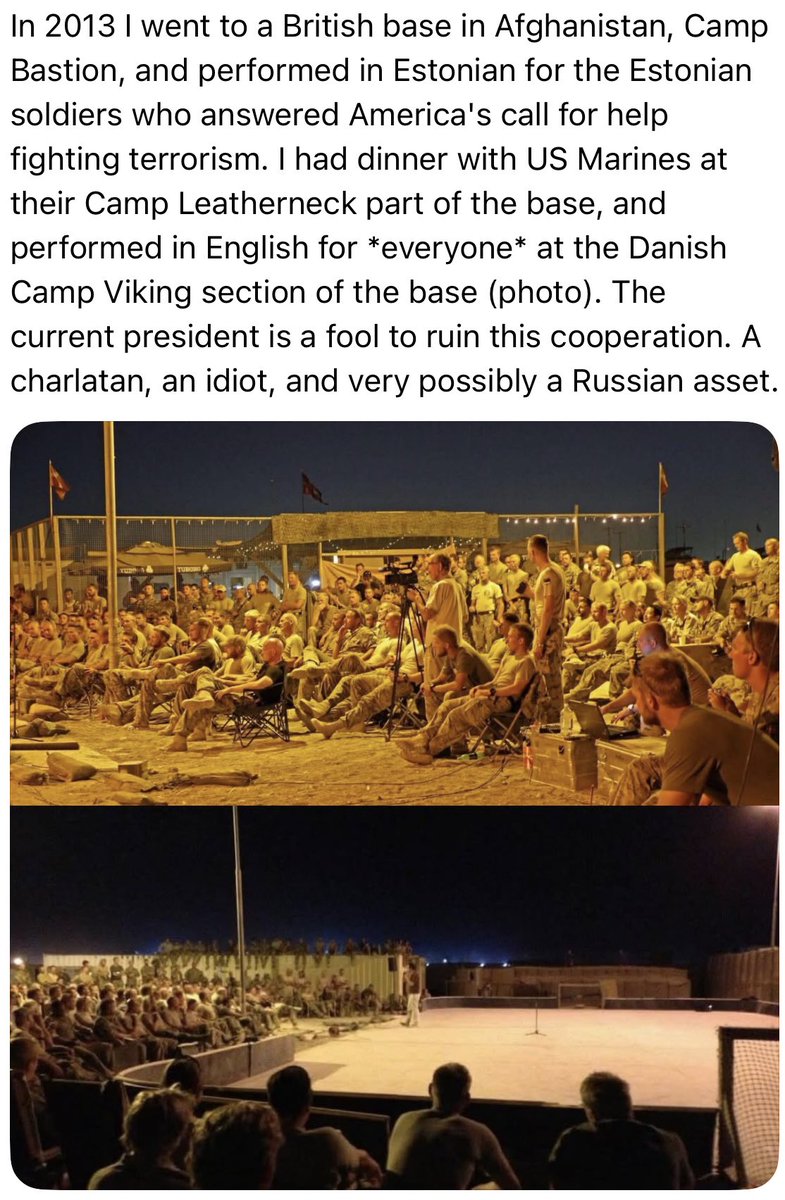 Danes, Estonians, British, and Americans, all fighting together as allies. To sabotage this is simply stupid.