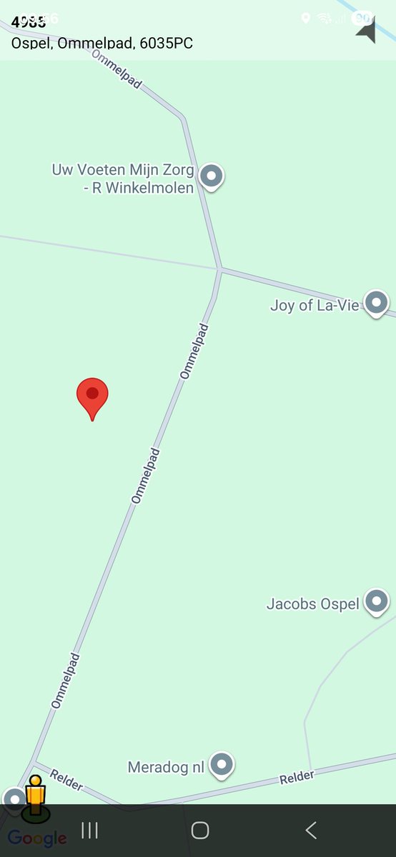 Inzet Ambulance Ospel op het Ommelpad