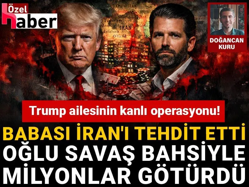 Trump ailesinin kanlı operasyonu

ABD-İran gerilimine bahis açan şirketi Trump'ın oğlu fonluyormuş

✒️ Haber: Doğancan Kuru
(<a href="/dcankr/">Can Kuru</a>)
halktv.com.tr/dunya/trump-ai…