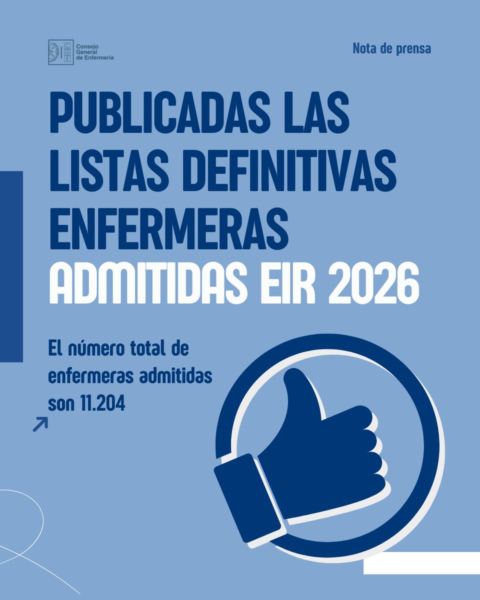 Consejo General de Enfermería tweet media