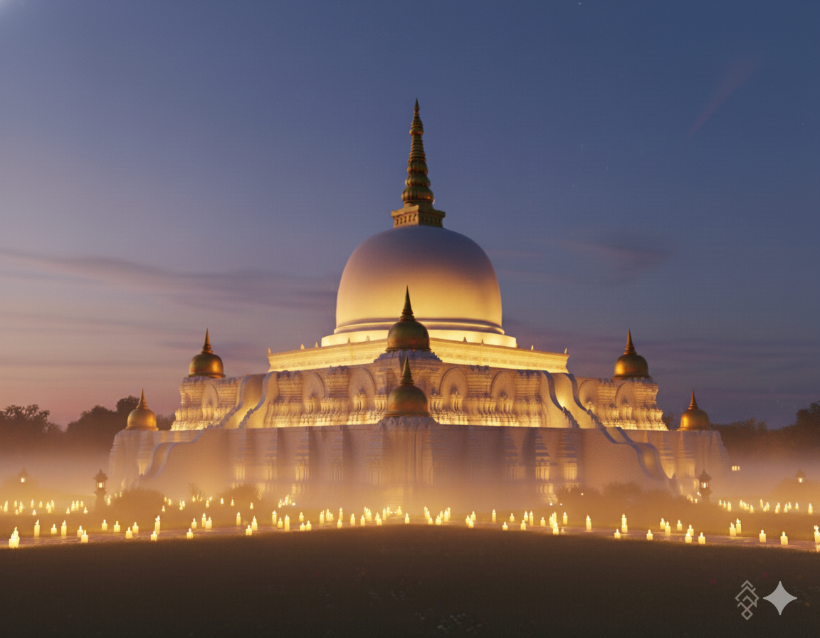 miscthailand's tweet image. ภาพจำลองของเขาคลังนอก เมืองโบราณศรีเทพ หากยังคงสมบูรณ์ เจดีย์ที่สันนิษฐานว่าประดิษฐานอยู่ตรงกลางเขาคลังนอก ก็จะมีลักษณะจำลองเป็นแบบนี้ครับ cr.เพจสิม