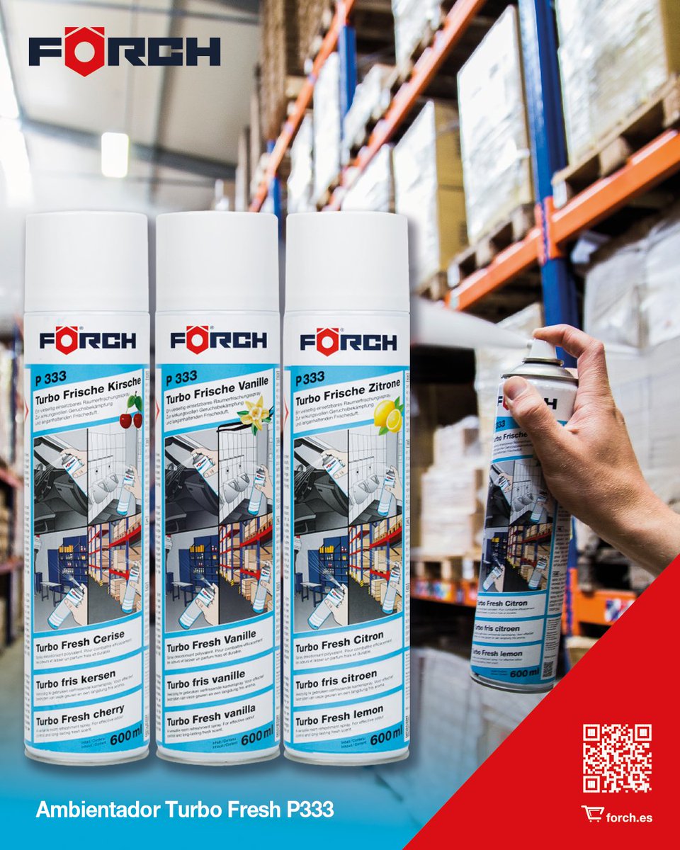 ¡𝑫𝒊 𝒂𝒅𝒊ó𝒔 𝒂 𝒍𝒐𝒔 𝒎𝒂𝒍𝒐𝒔 𝒐𝒍𝒐𝒓𝒆𝒔 𝒆𝒏 𝒔𝒆𝒈𝒖𝒏𝒅𝒐𝒔 🌪️ 𝒄𝒐𝒏 𝒆𝒍 𝑨𝒎𝒃𝒊𝒆𝒏𝒕𝒂𝒅𝒐𝒓 𝑻𝒖𝒓𝒃𝒐 𝑭𝒓𝒆𝒔𝒉 𝑷𝟑𝟑𝟑 𝒅𝒆 𝑭Ö𝑹𝑪𝑯!
Con solo una pulsación, neutraliza cualquier olor y deja un aroma fresco y duradero. Su cabezal de pulverización turbo