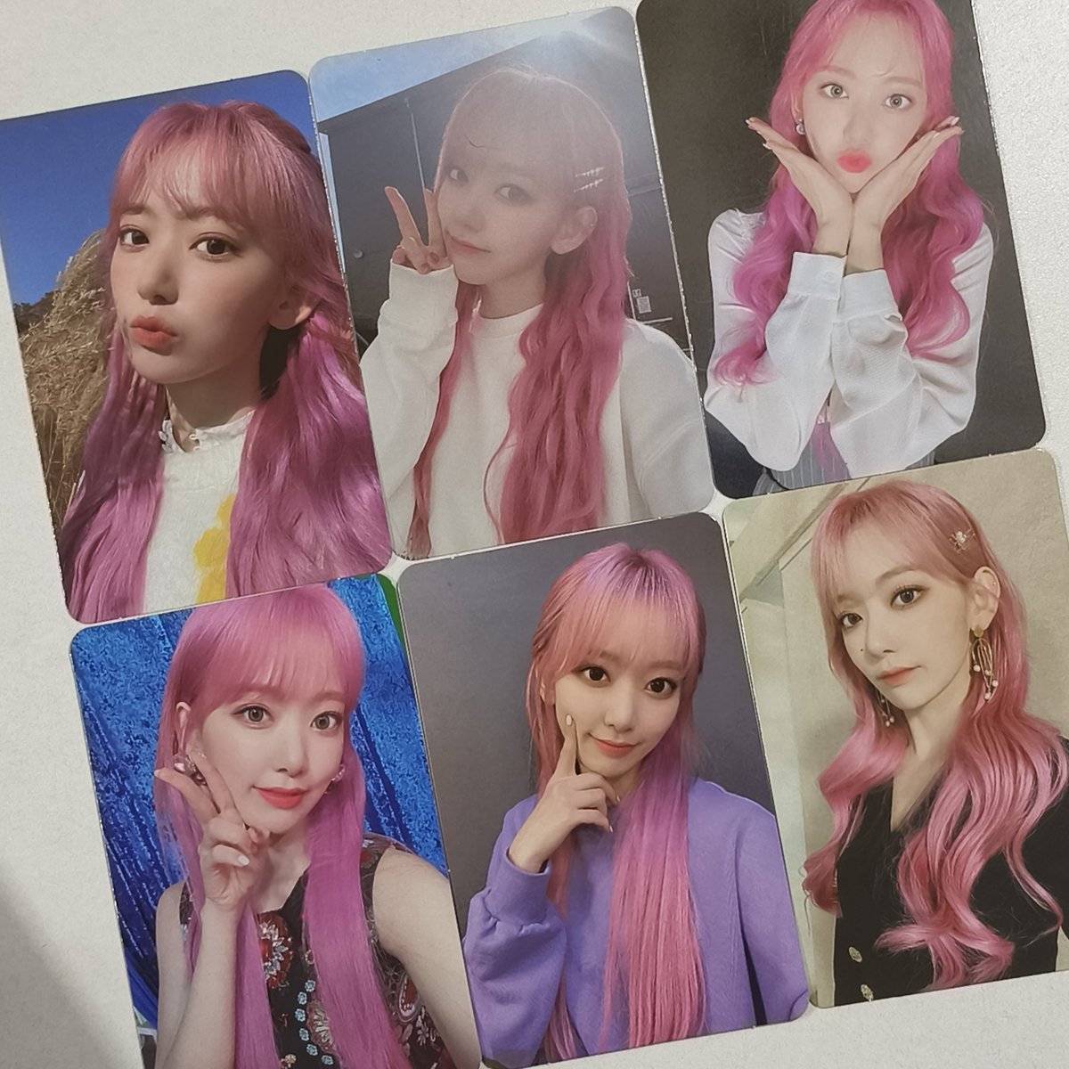 kkuraberry's tweet image. wts lfb sakura pink hair set .ᐟ

⋆ set and tingi prices on alt.
⋆ onhand; good condi, x sensi.
⋆ payo / 3D dop with nrdp.
⋆ celestrials.carrd.co
— #asiasells .ᐟ

dm to claim &amp;amp; for tingi.

t. le sserafim izone sakura photocard pc ph chaewon yunjin kazuha eunchae ₊˙.ᐟ