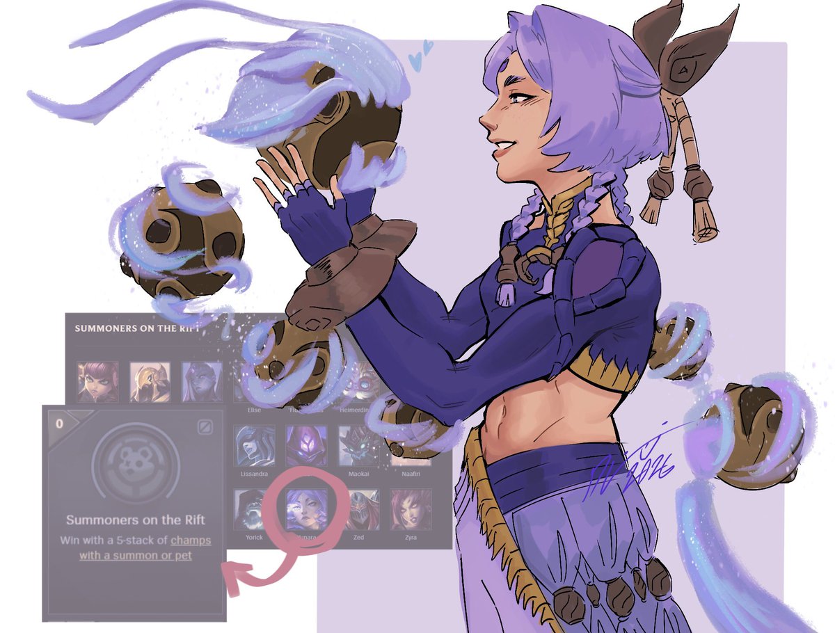 DerpCatNG's tweet photo. Pet Aion Er’na 💙💜 #Yunara #LeagueOfLegends https://t.co/3lCa1Xf33Q