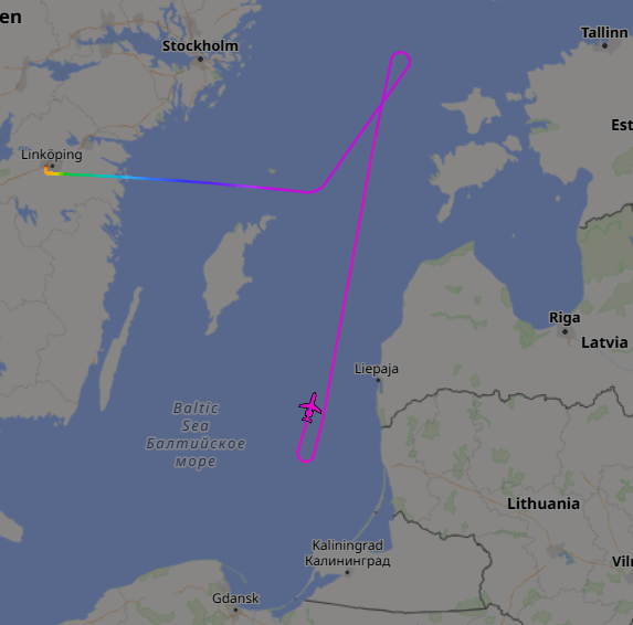 Gubbtjuven1's tweet photo. Swedish SIGINT patrols the Baltic Sea. https://t.co/JbOqQDZC7f