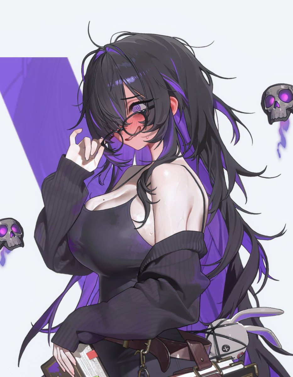 The moles on her chest and back are hot. Plus, she probably smells really good.🥵 