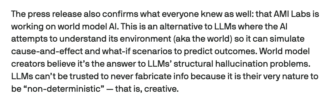 World models might be the most underrated shift in AI right now.

The next step is to train AI to understand how the physical world actually works. Physics, cause and effect, spatial reasoning.

This is huge for agent simulation. Robots can "imagine" thousands of scenarios before