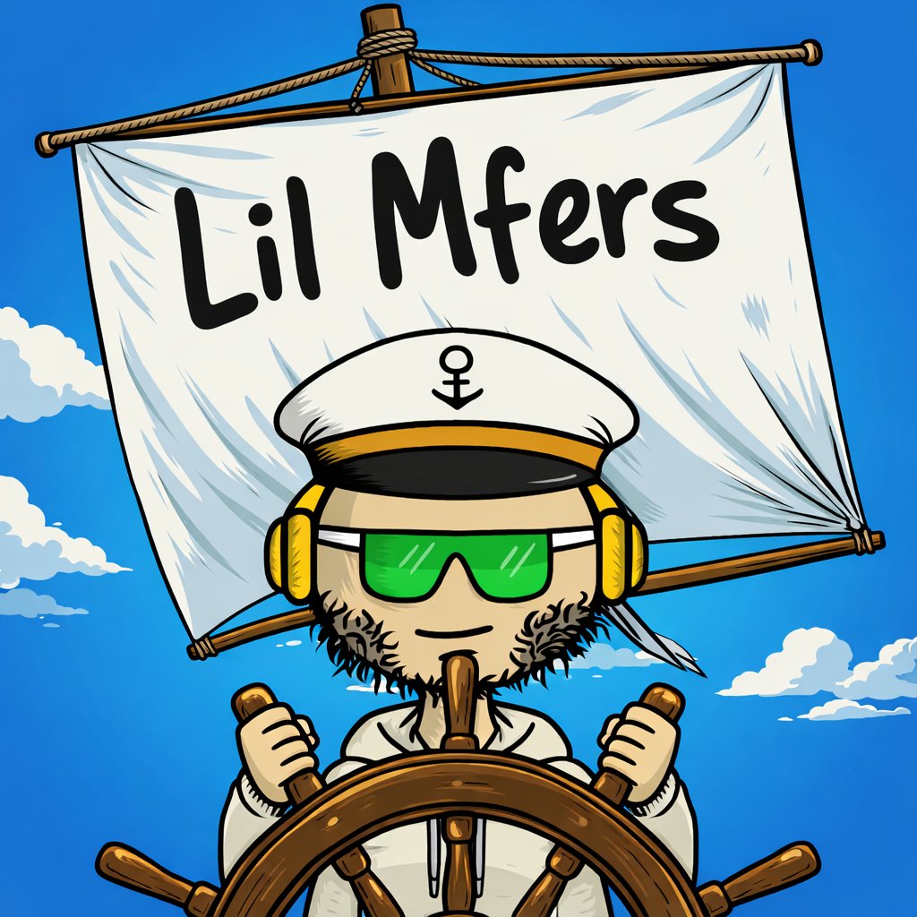 lilmfersnft's tweet image. A long journey needs patience, not panic.
Lil Mfers crossing oceans ⚓️
Blue badge on the horizon 💙