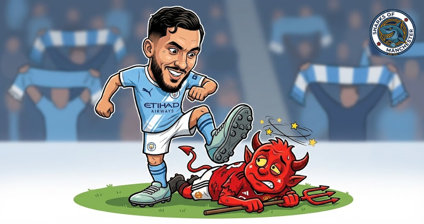 sharksofmanc's tweet photo. 🤯"I"M WAITING FOR THE GAME TO KILL THEM..."

Looks like its going to be a fun day out tomorrow for @rayan_cherki and #ManCity in the #PremierLeague... https://t.co/u87meB0TI3