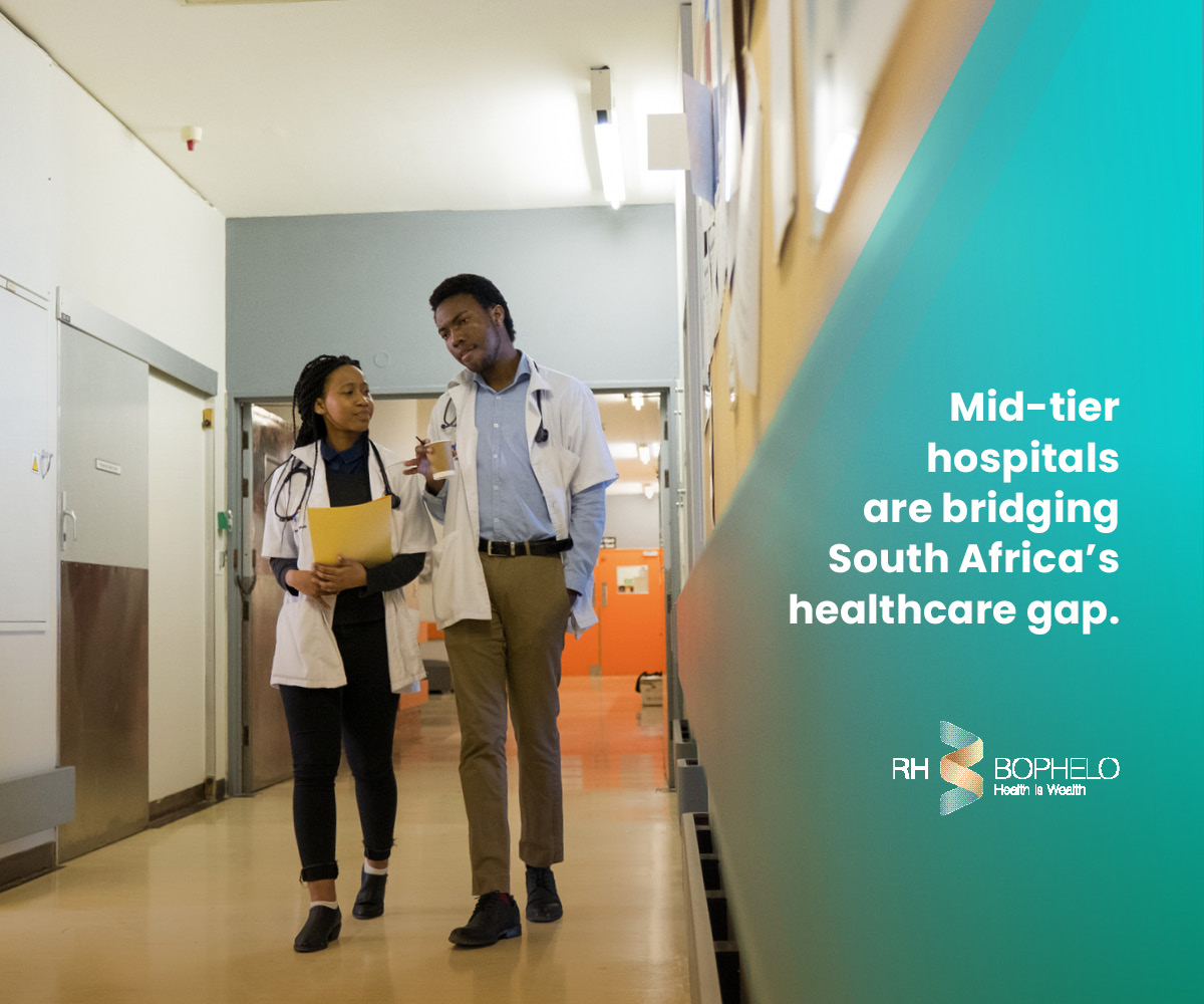 Many South African communities fall between high-cost private care and overstretched public hospitals. Mid-tier facilities bridge this gap, delivering essential care closer to patients while easing pressure on tertiary hospitals.

🔗 rhbophelo.co.za/the-missing-mi…

#RHB #HealthIsWealth