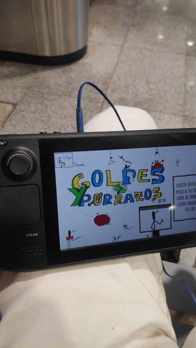 Perdí el tren y tengo que esperar al siguiente.

Por suerte, #GolpesYPorrazos va genial en #steamdeck  🎮