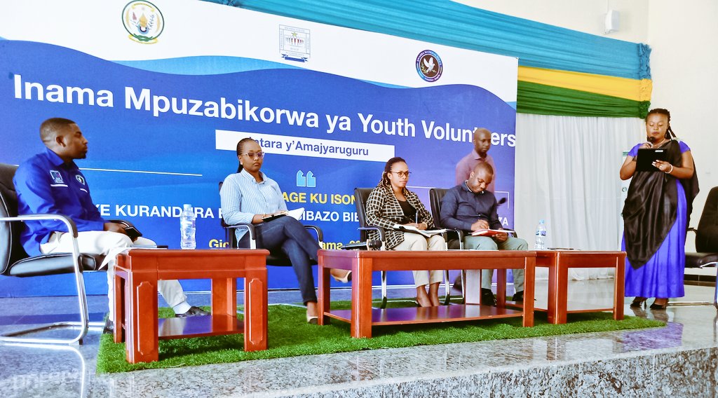 RYVCPNorthern's tweet photo. Muri aka kanya abitabiriye Inama Mpuzabikorwa ya @RwandaYouthVol1 barimo kugezwaho Ikiganiro kivuga ku ruhare rw’urubyiruko mu guhanga umurimo hifashishijwe amahirwe ahari mu kwihutisha kugera ku ntego za NST2 @jnabdallah @KubanaRichard @gahundemaurice @Rwandapolice https://t.co/GV6tMd1Myn