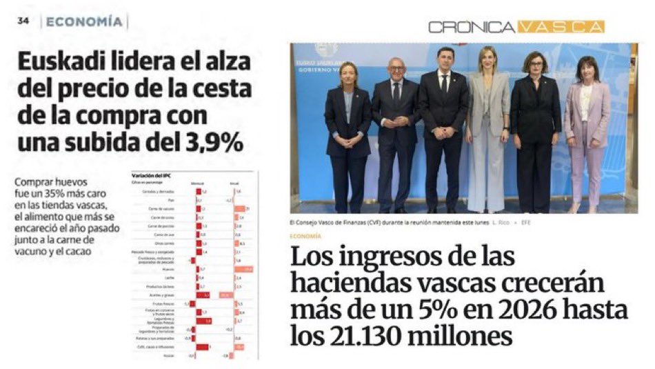 Una buena noticia para los vascos y las vascas.